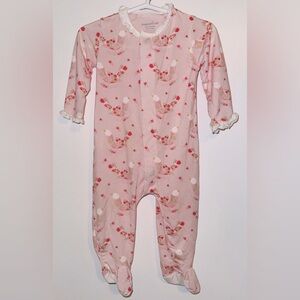 Floral Pink Kids One Piece